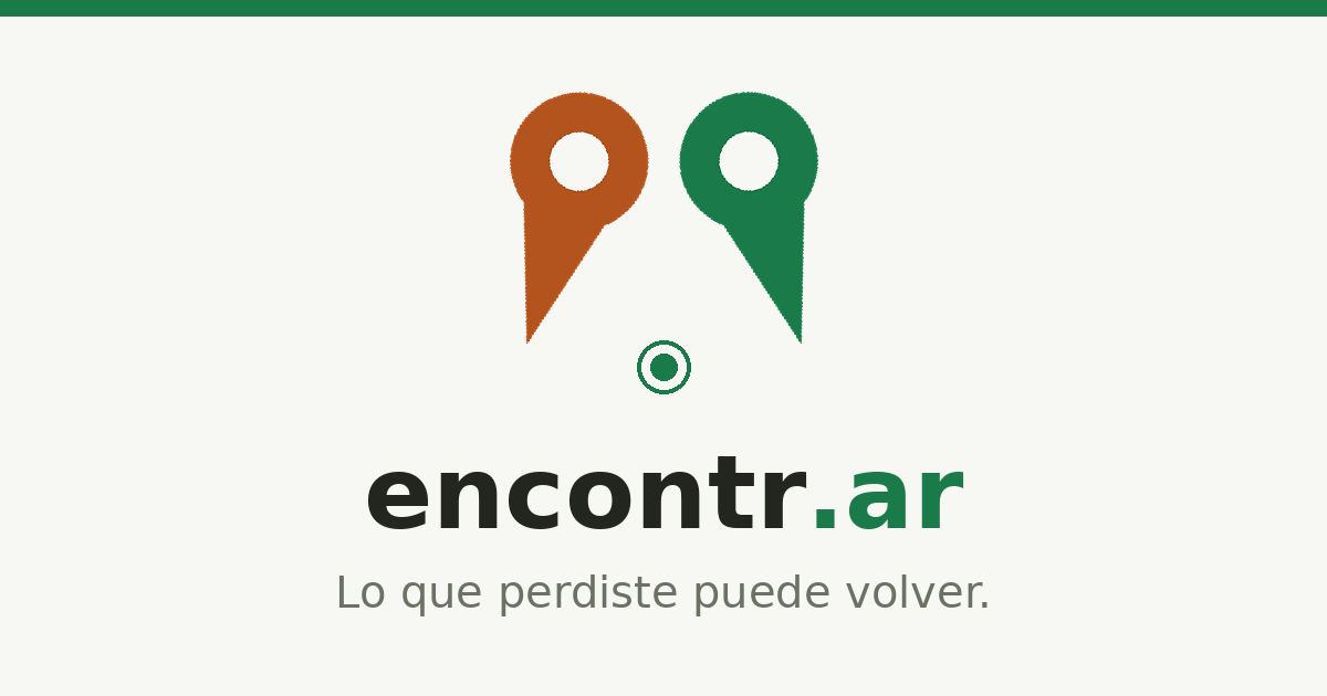 encontr.ar — objetos y mascotas perdidos y encontrados